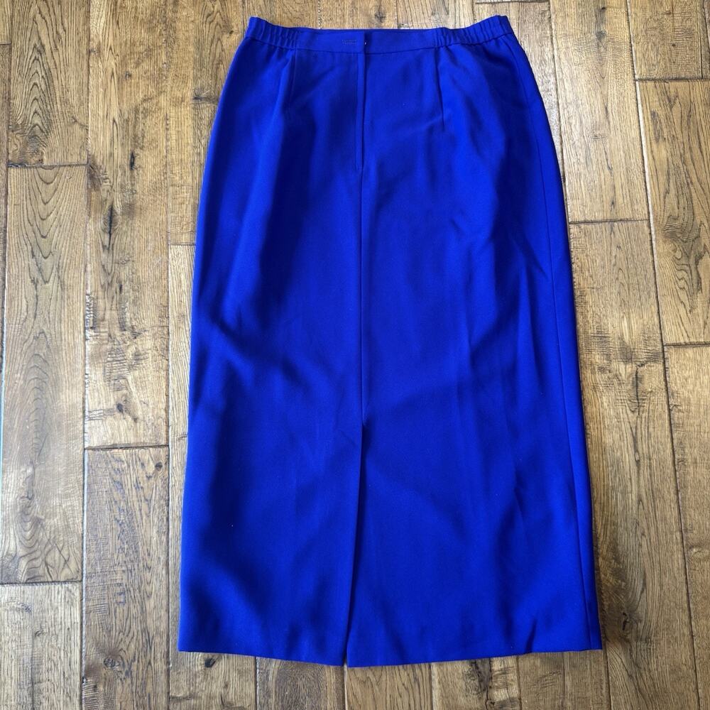 VTG Loryn Hunter Womens 3 Piece Pants and Skirt Suit Set Size 16 Purple NWT - Picture 6 of 16